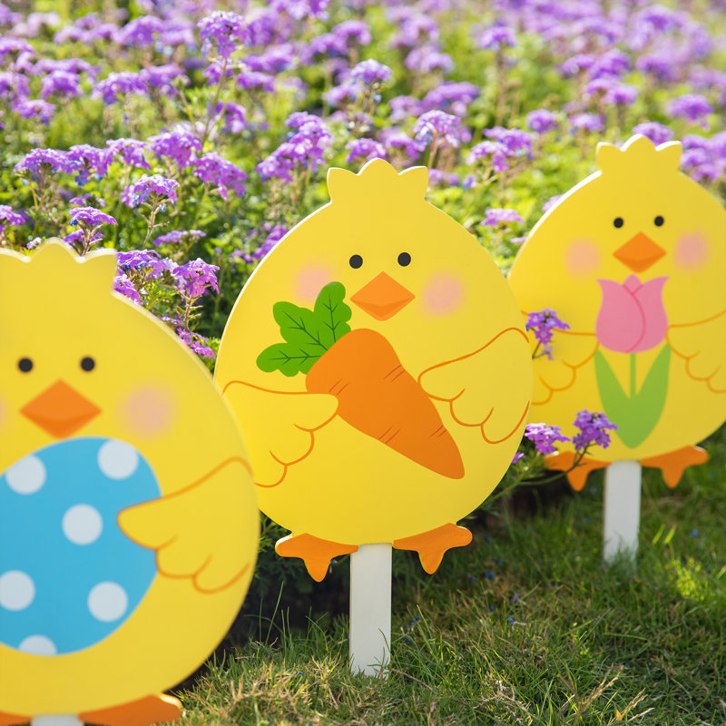 Ensemble de piquets de jardin 3 pièces Lainee