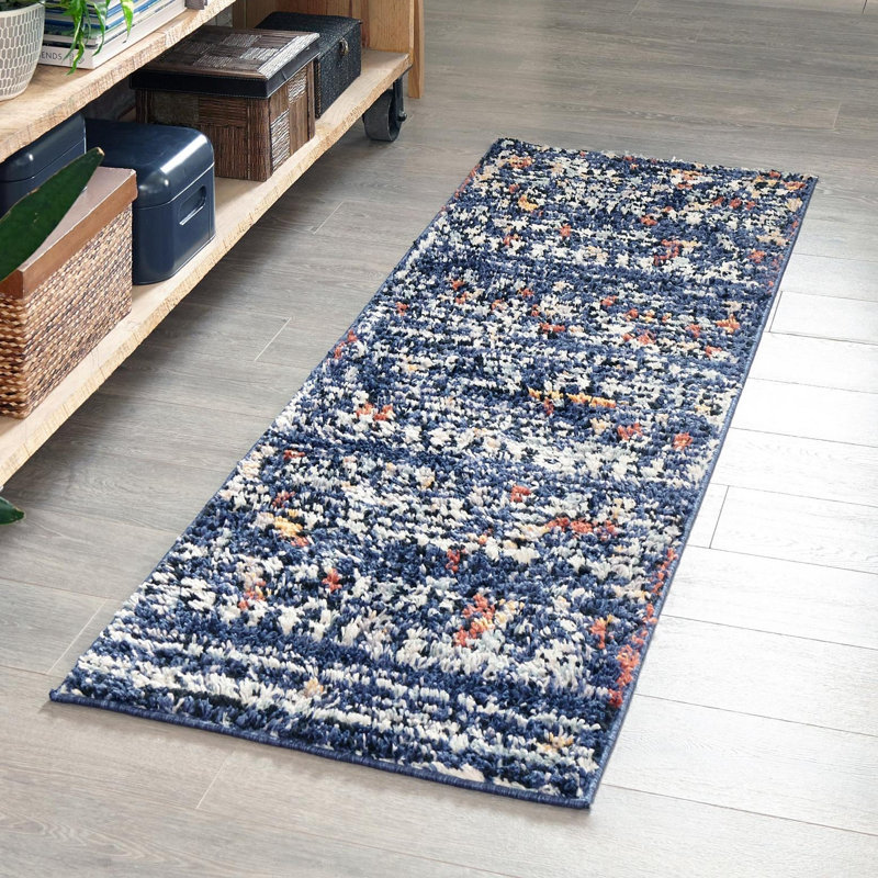 Corayma Navy Blue, Runner 2'7" x 12'