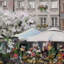 Reproduction d’art sur toile « the flower market »-sans cadre-287157737
