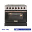 Kucht 36'' W Dual Fuel Free Standing Range-691701141-691701138