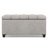 Sienna 33"W Upholstered Linen-Look Fabric Transitional Rectangular Storage Ottoman Bench with Tufted Styling-1287924480