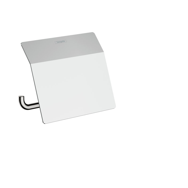 hansgrohe AddStoris Roll Holder with Cover, Chrome