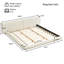 Lit plateforme tapissier Calen-2025349100