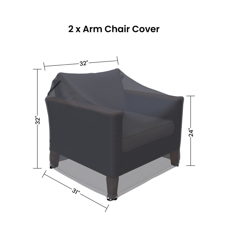Argyri Wicker Outdoor Patio Chair Covers
