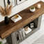 Console de 63 po en bois, table d'entrée à 2 niveaux-1515014079-1515014078