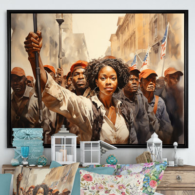 Art afro-américain puissant - Art mural afro-américain