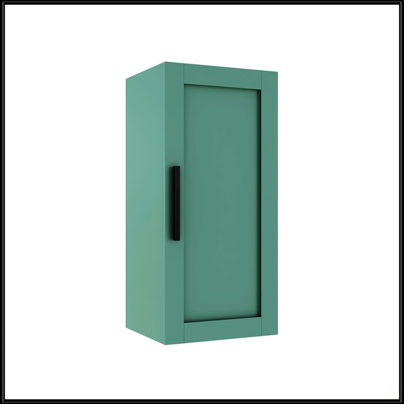 Armoire murale de meuble-lavabo flottant mural 14 "avec porte et tablette JOVI