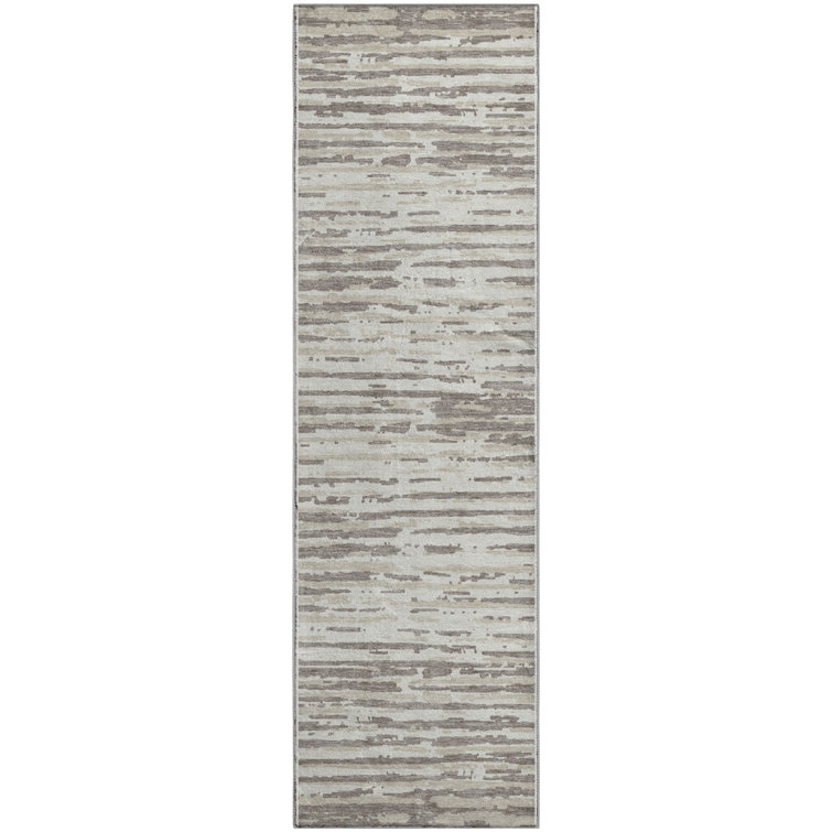 Premium Machine Washable Prisco Taupe Rug