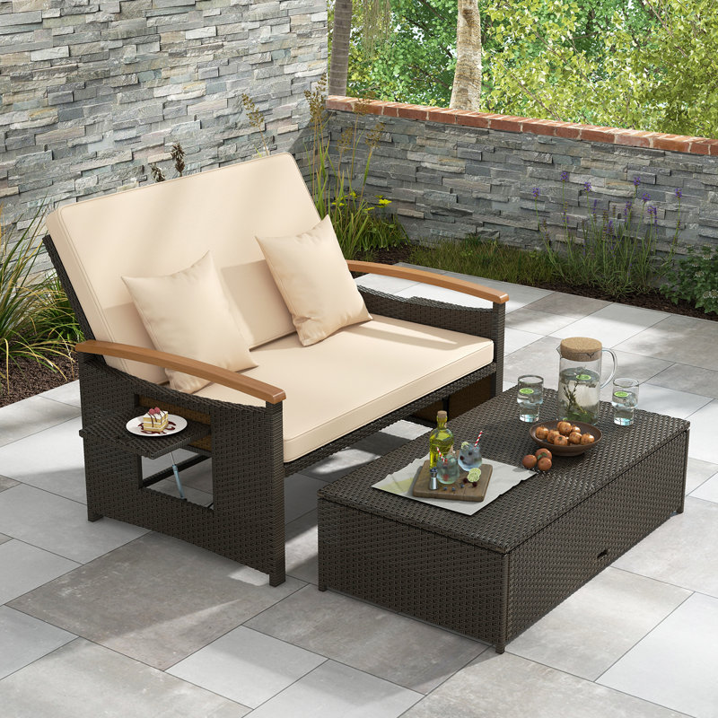 167cm Long Double Chaise