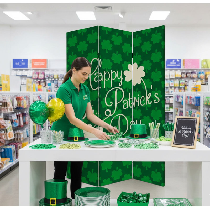 The Holiday Aisle® St. Patrick's Screen 