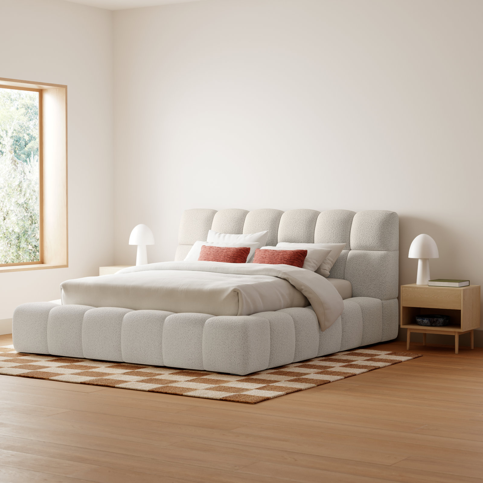 Pula Upholstered Bed, King