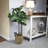 30'' Faux Fiddle Leaf Fig Tree in Glass Basket