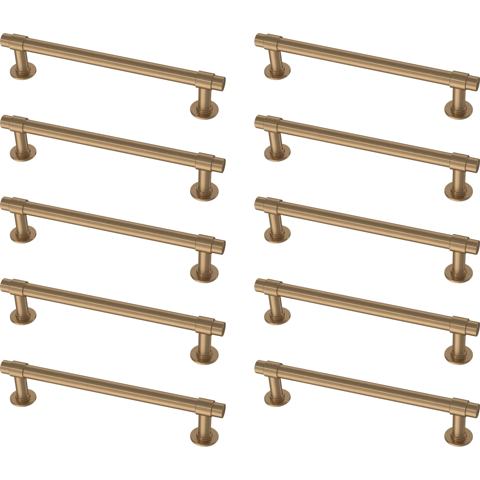 Francisco Center to Center Bar Pull Multipack, 5.06", Champagne Bronze