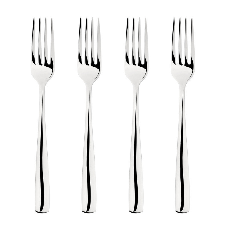 Cutlery Sets Stainless Steel 18/8 Fork 4pc Set Catering Simplicity