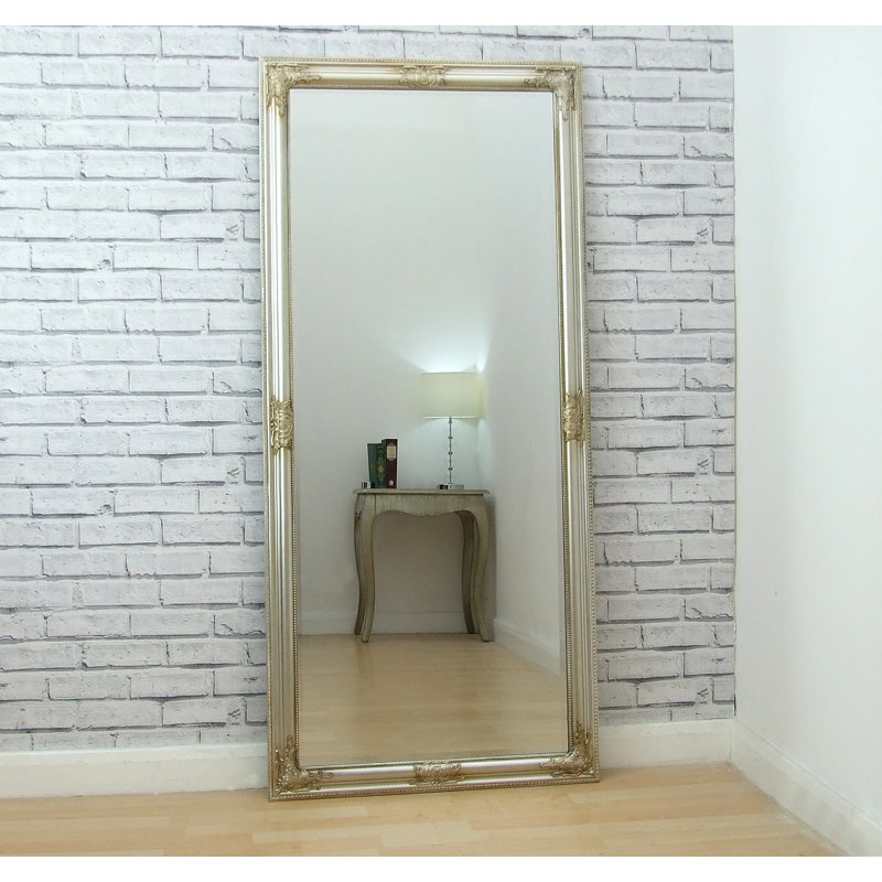 Full Length Leaner Mirror, Champagne