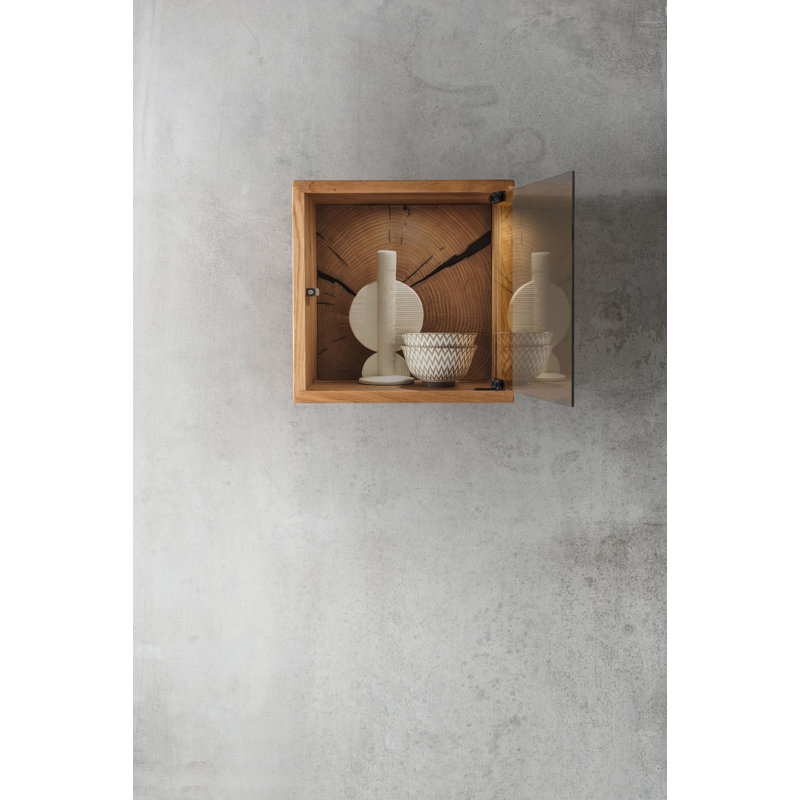 Dallastown Square Solid Wood Accent Shelf, Brown