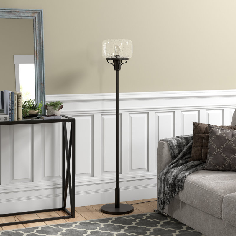 Lampe sur pied 62 "Tatum, Bronze noirci