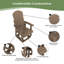 Siège de patio ergonomique pivotant Adirondack-2042674102