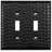 Hand Hammered 2-Gang Toggle Light Switch Wall Plate-41798434