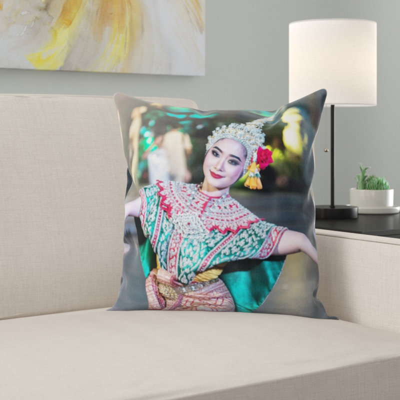 Microsuede Throw Pillow