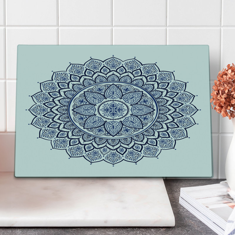 Planche à découper bleu east urban home mandala