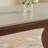 70.9" Oval 8-Seater Dining Table, Faux Marble Top, Solid Wood Irregular Legs, 300lbs Weight Capacity, Modern Dining Room Furniture