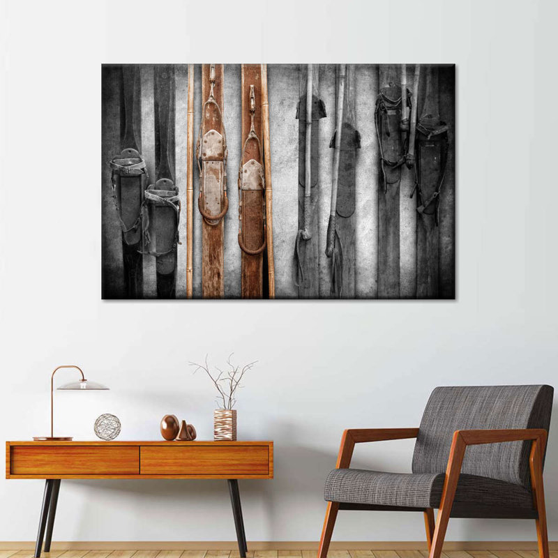 Ski Collection Canvas Print, 32" H x 48" W x 1.25" D