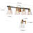 4-Light Dimmable Modern Brass Vanity Light