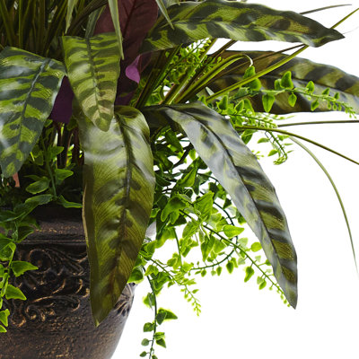 27'' Faux Fern Plant in Planter
