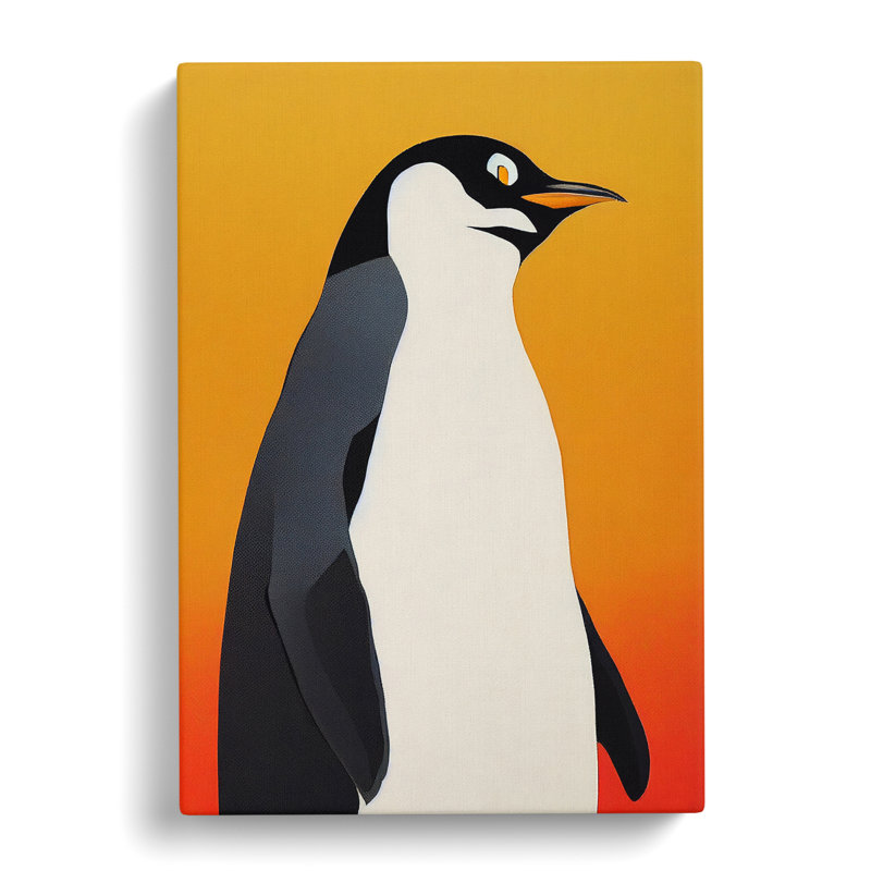 Emmaus Penguin Pop Vol.1 - Wrapped Canvas, 50cm H x 35cm W x 3cm D