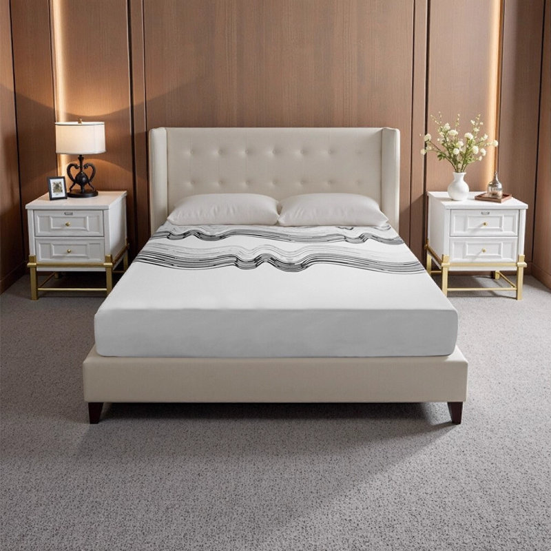12-Inch King Mattress - Made in Japan, Ultra-Breathable & Sterilizing with High Rebound Comfort, Eco-Conscious Material for Modern Bedrooms