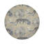 Sous-verres ronds en cuir végétalien Leopard Walk-119015328