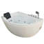 Baignoire de coin en acrylique avec robinet 59 po x 39 po-14060836