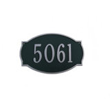 Petite 1-Line Wall Address Plaque