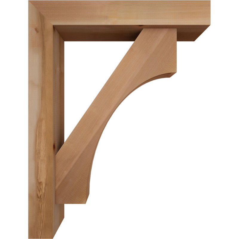 Support Westlake Block avec support décalé, 34 x 26, Cèdre rouge occidental de l 5 1/2 po (lisse)