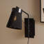 Rudolfa Plug-in Armed Sconce