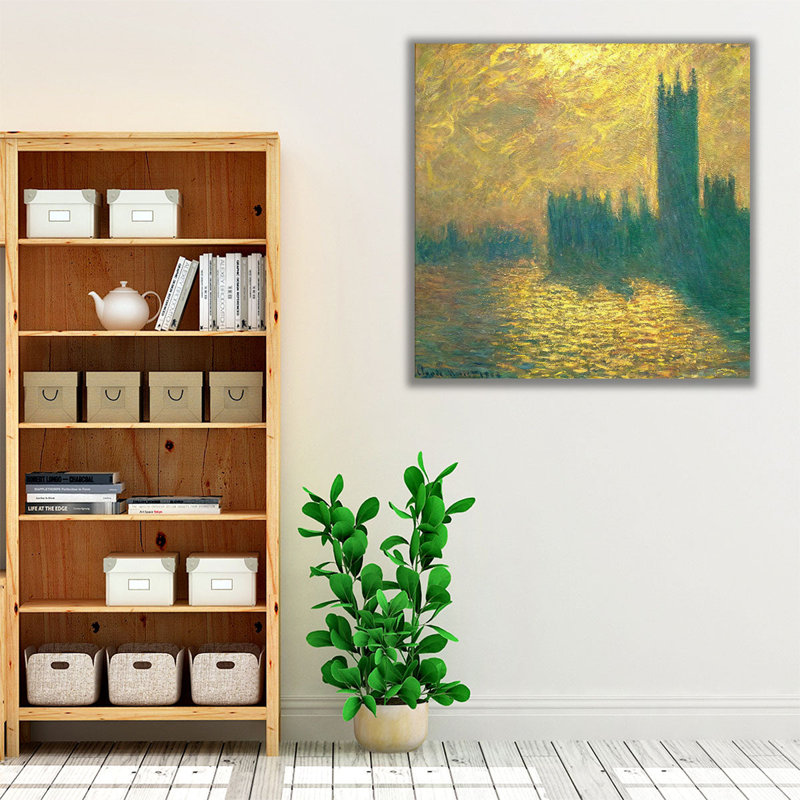Maisons du Parlement, 1904, reproduction d'art sur toile, H 12 po x l 12 po