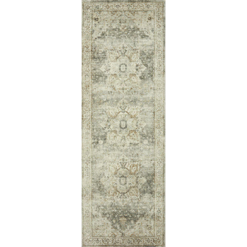 Ernbiorn Oriental Indoor Rug, Runner 2'6" x 9'9"