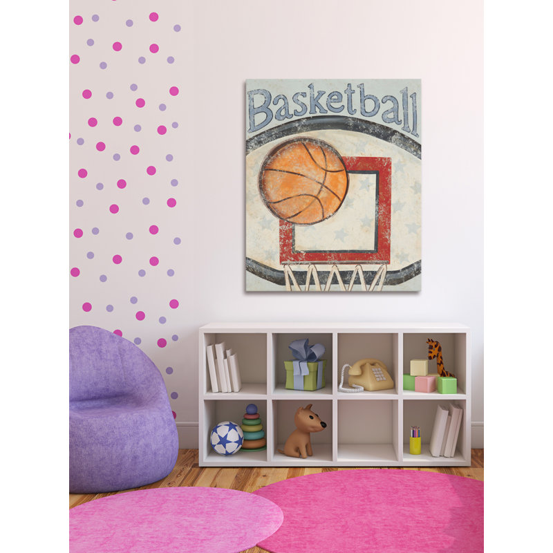 "Backboard" par Reesa Qualia, reproduction sur toile tendue, H 31 po x l 24 po x P 1,5 po