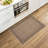 Scalloped Machine Washable Rug Modern Solid Floor Mats with Non-Slip Backing, Stain-Resistant Low Pile Accent Rug, Contemporary Indoor Carpet for Living Room, Bedroom, Office-304606189