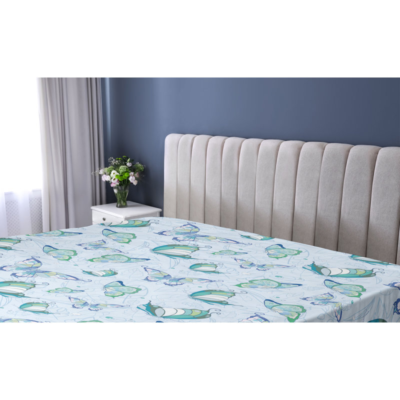 Drap-housse Ambesonne Jungle Boho Exotic Moth, Drap-housse grand