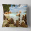 Tropical Tropical Rocky Beach Panorama - coussin à imprimé paysage-1053556836-1053556832