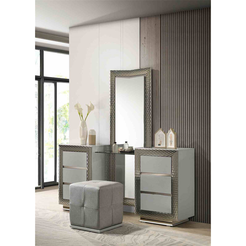 Ensemble de meuble-lavabo 1 pièce Glam Style