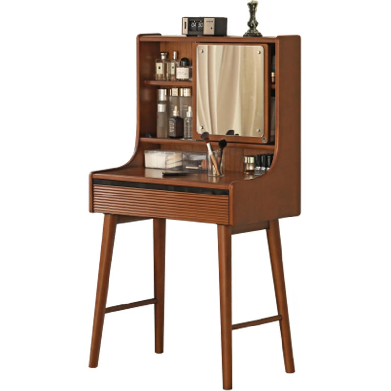 Petit bureau de coiffeuse avec miroir réversible, Non, L 25,6 po