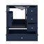 Ensemble de meuble-lavabo simple 30 po avec une porte et trois tiroirs, une armoire de rangement en bois massif de 30 po avec lavabo-1839628788