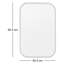 Melendy Metal Flat Wall Mirror