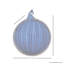 5" Glass Clear Stripe Ball Ornaments-438719851