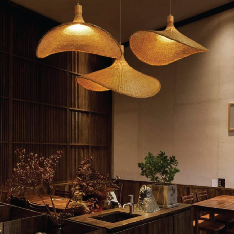 Alizabeth 1 - Light Natural Chandelier Pendant, 135cm H x 15cm W x 50cm D