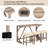 4-Piece Dining Table Set-1871471618-1871471619