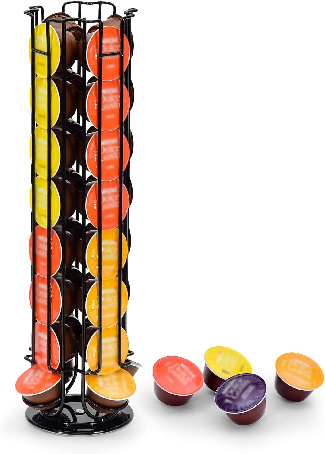 ColourTree Coffee Pod Holder, Coffee Pod Storage Organizer Compatible ...